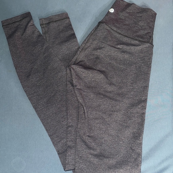 Gray Lululemon Leggings - Picture 1 of 3
